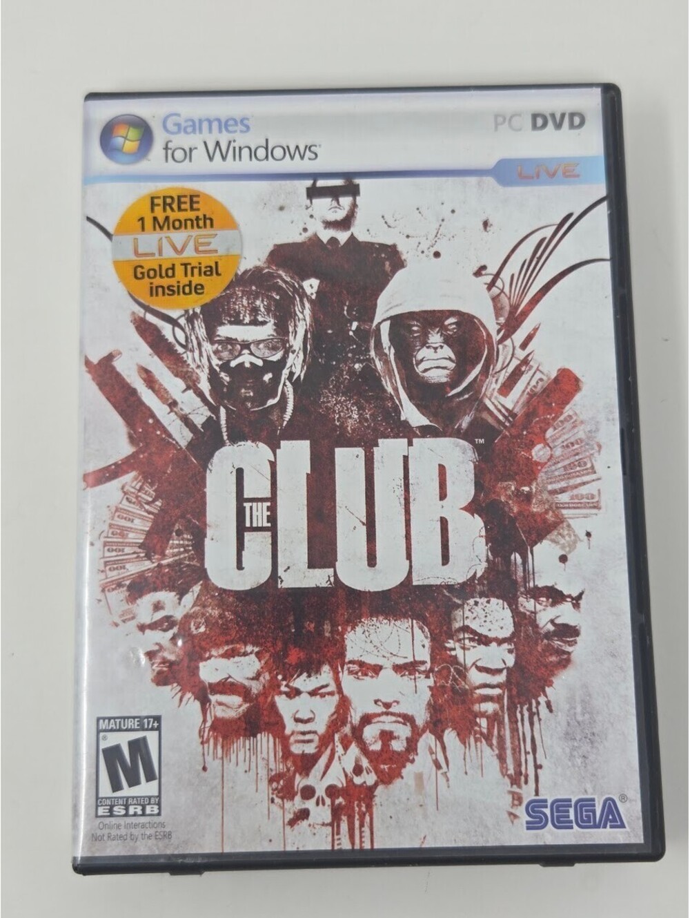 The Club PC Windows DVD-ROM Video Game 2008 Software Sega shooter game